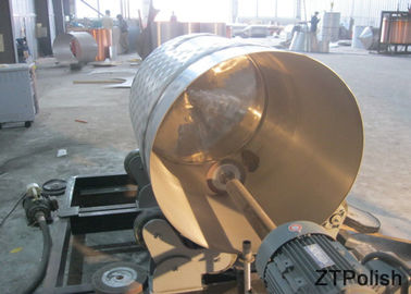 PLC Control Aluminium Polishing Machine , Dish Head And Tank Polishing Machine